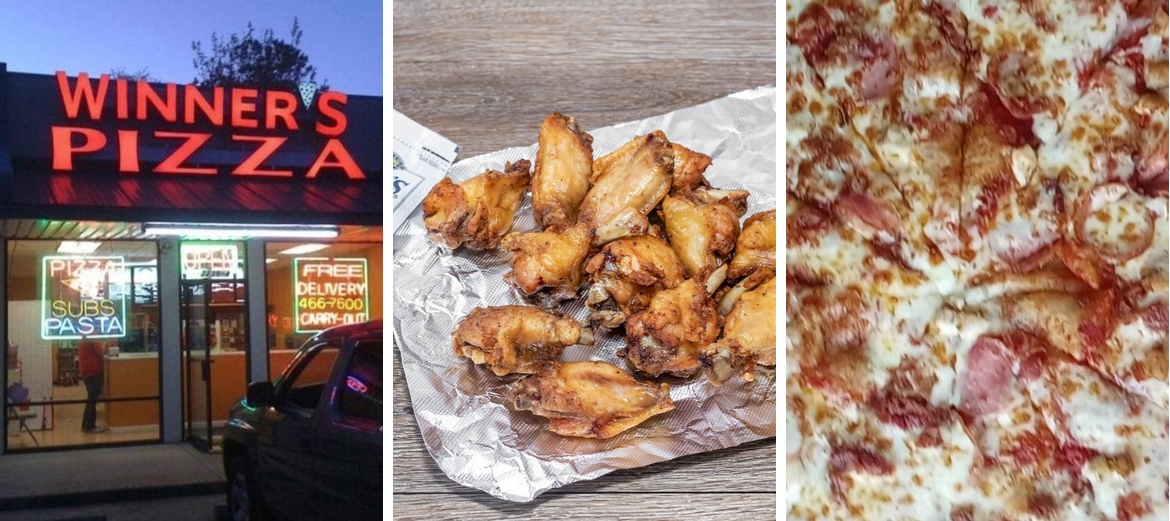 Winner's Pizza Menu