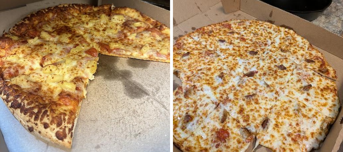 Winner's Pizza Menu